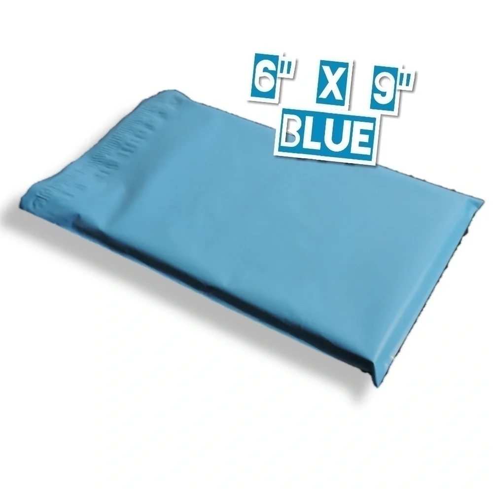 50 Poly Mailers 6x9 Blue